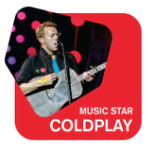 Radio 105 - Music Star Coldplay Logo