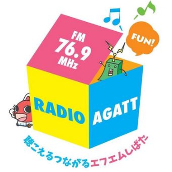 Radio Agatt エフエムしばた Logo