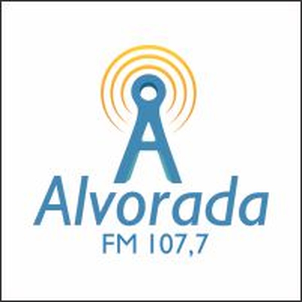 Rádio Alvorada 107.7 FM Logo