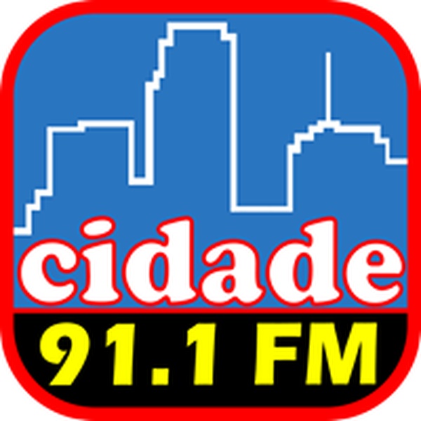 Rádio Cidade 91.1 FM Logo
