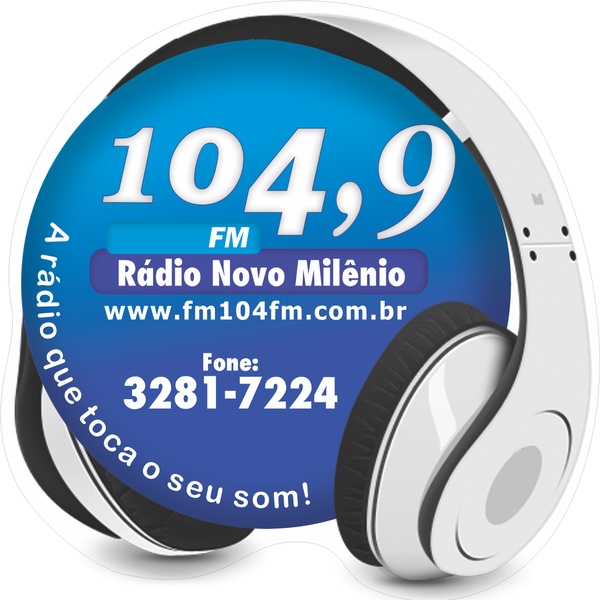 Rádio Novo Milênio 104.9 FM Logo