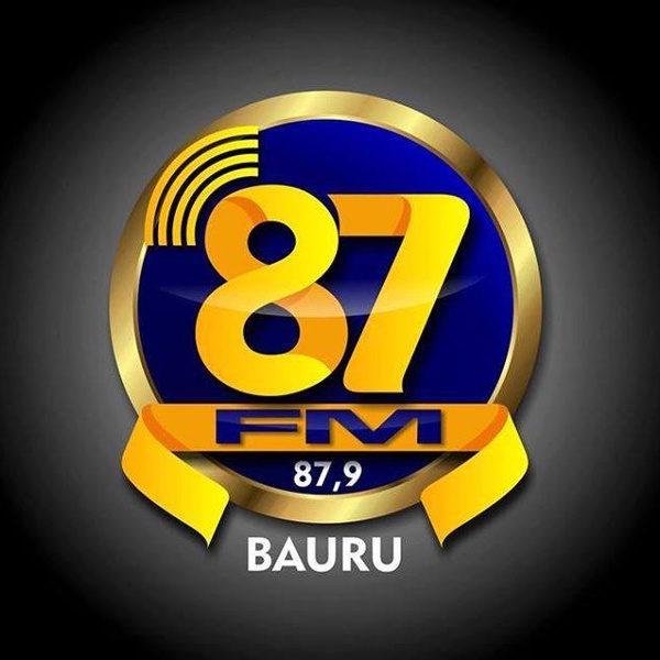 Rádio 87 FM Bauru Logo