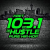 103.1 FM The Hustle - KBET Logo