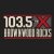 103.5 The X - KKBW Logo