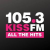 105.3 KISS FM - KONA-FM Logo