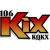 106 Kix - KQKX Logo