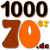 1000 Webradios - 1000 70er Logo
