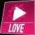 100% Radio - Love Logo
