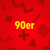 104.6 RTL - 90er Logo