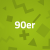 105'5 Spreeradio - 90er Logo