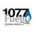 107.7 Fuego FM Logo