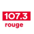 107.3 Rouge - CFBE-FM Logo