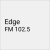 102.5 Edge FM Logo