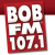 107.1 BOB FM - KESR Logo