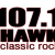 107.1 The Hawk - KDBX Logo