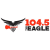 104.5 The Eagle - KPUS Logo