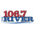 106.7 The River - KRVI Logo