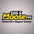 105.5 Moose FM - CFBK-FM Logo