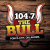 104.7 The Bull - KQSN Logo