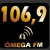 106,9 Ômega FM Logo