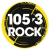 105.3 Rock - CKMH-FM Logo