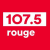 107.5 Rouge - CITF-FM Logo