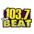 103.7 Tha Beat - KBTT Logo