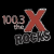 100.3 The X - KQXR Logo