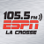 105.5 & 101.9 ESPN - K270AG Logo