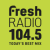 104.5 Fresh Radio - CFLG-FM Logo