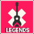 100FM רדיוס - Legends Logo