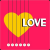 100FM רדיוס - Love Logo