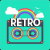 100FM רדיוס - Retro Logo