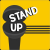 100FM רדיוס - Stand-up Logo