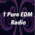 1 Pure Radio Network - 1 Pure EDM Radio Logo