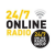 24/7 Online Radio Logo