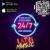24-7 LATIN MUSIC Logo