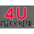4uRadios - 4U Hard FM Logo