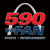 590 The Fan - KFNS Logo