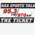 95.3 The Ticket - KNEA Logo