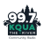 99.7 The River - KQUA-LP Logo