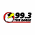 99.3 The Eagle - KCON Logo