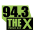 94.3 The X - KMAX-FM Logo