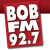 92.7 BOB FM - KBQB Logo