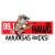 99.1 The Hawg - KRZS Logo