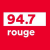 94.7 Rouge - CHEY-FM Logo