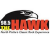 98.5 The Hawk - KHAQ Logo