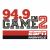 94.9 Game 2 - W235BW Logo