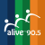 Alive 90.5 Logo