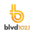 BLVD 102.1 Logo